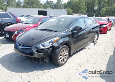 2015 Hyundai Elantra Se from USA, damaged, VIN KMHDH4AE3FU294552